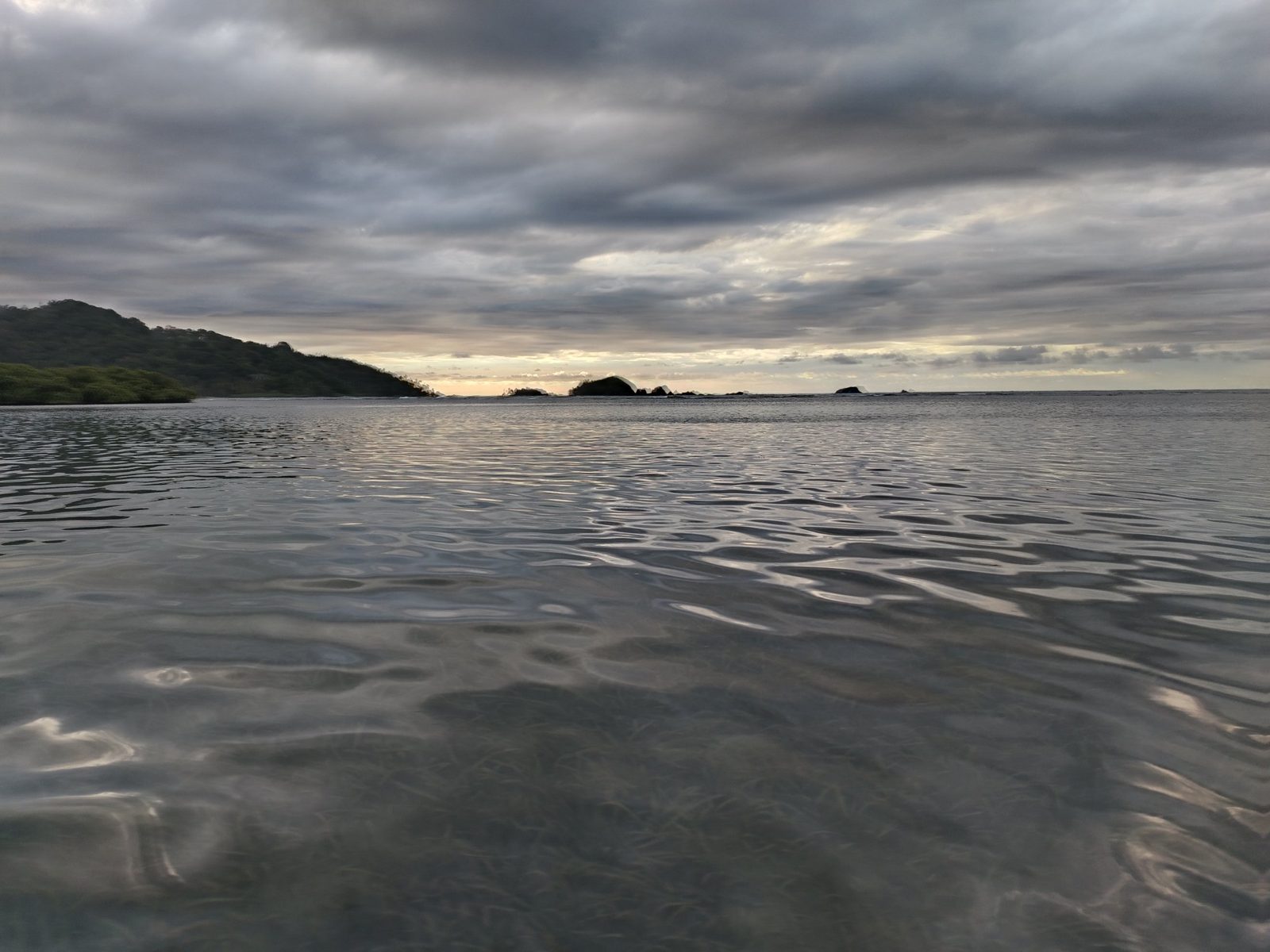 Calm Caribbean water on the Col&oacute;n coast